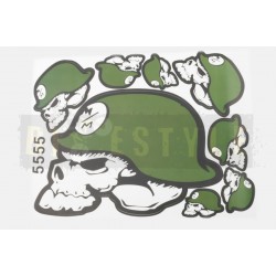 Набор наклеек Skull