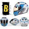 Шлем-интеграл BEON DARK ANGEL Blue